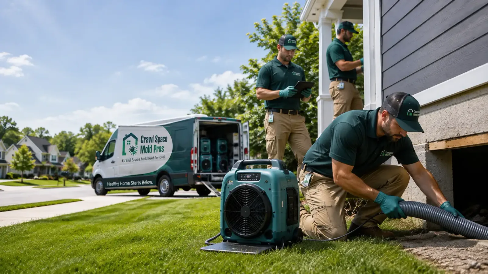 Crawl Space Mold Removal in Monroe, IA